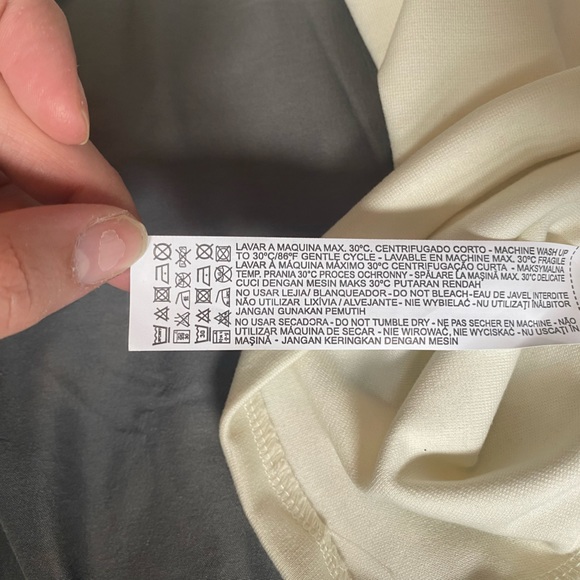 White Zara Vneck Top - Picture 6 of 6